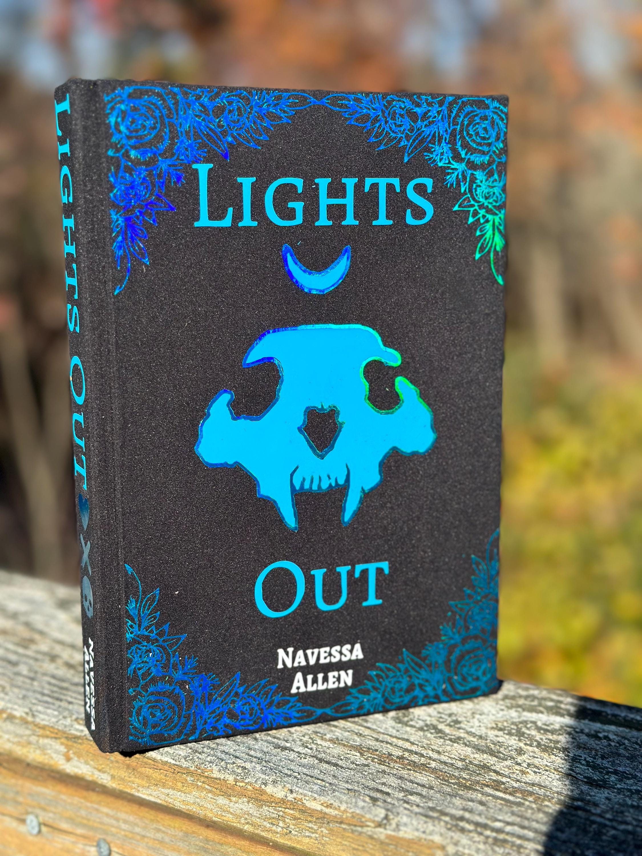 Lights Out by Navessa Allen (cat skull version) | Special Edition| Rebind