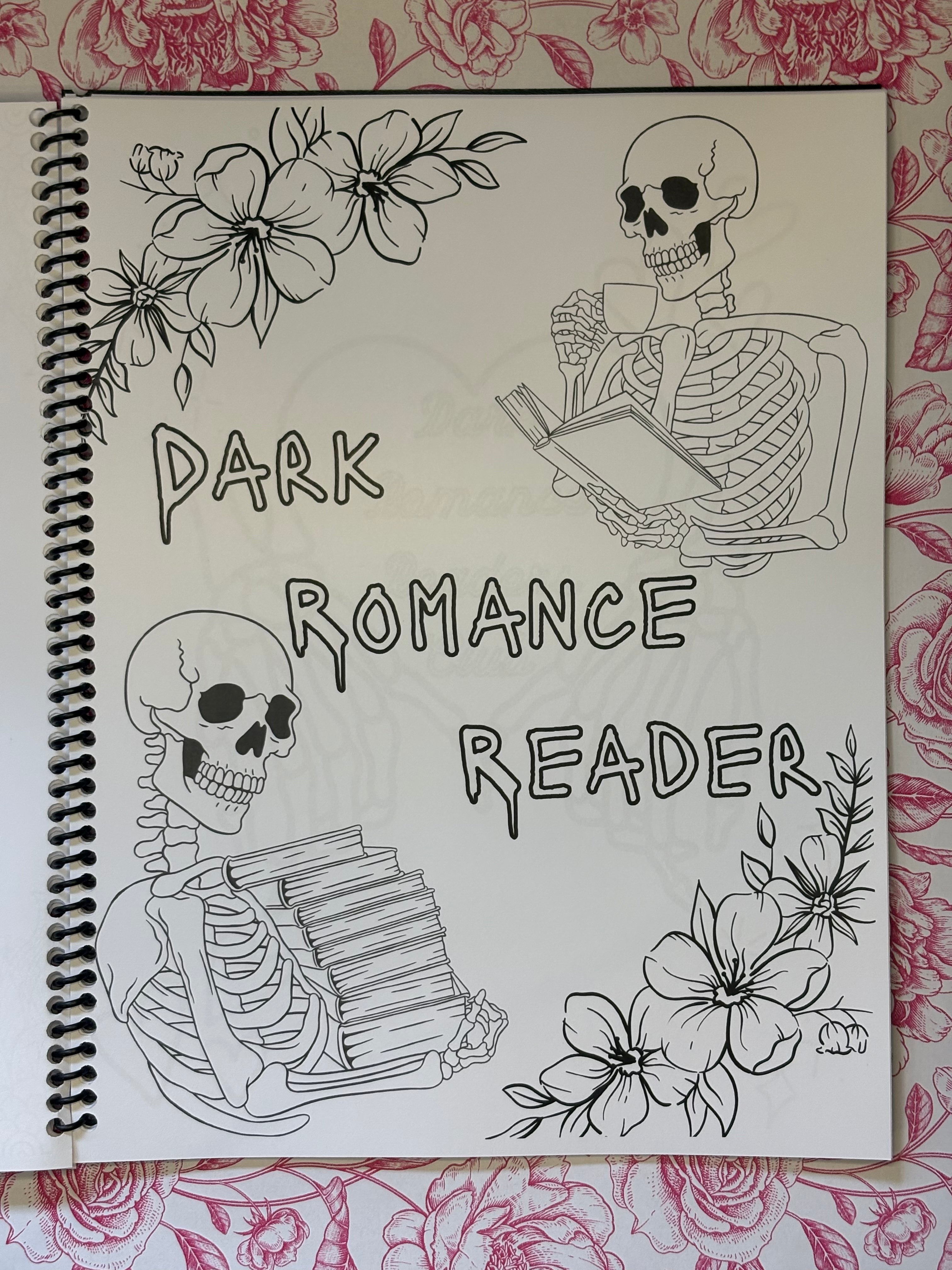 Dark Romance Adult Coloring Book