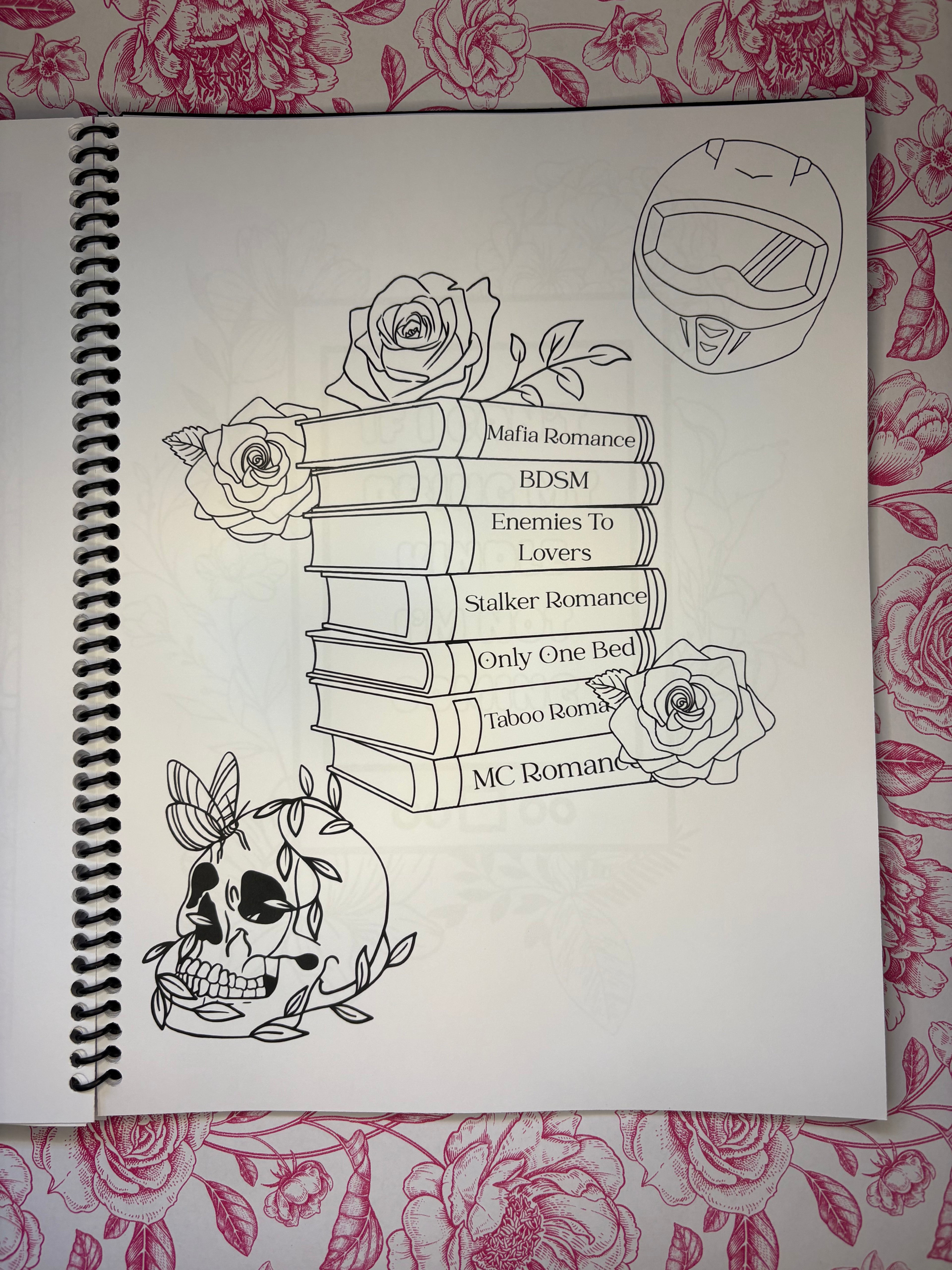 Dark Romance Adult Coloring Book