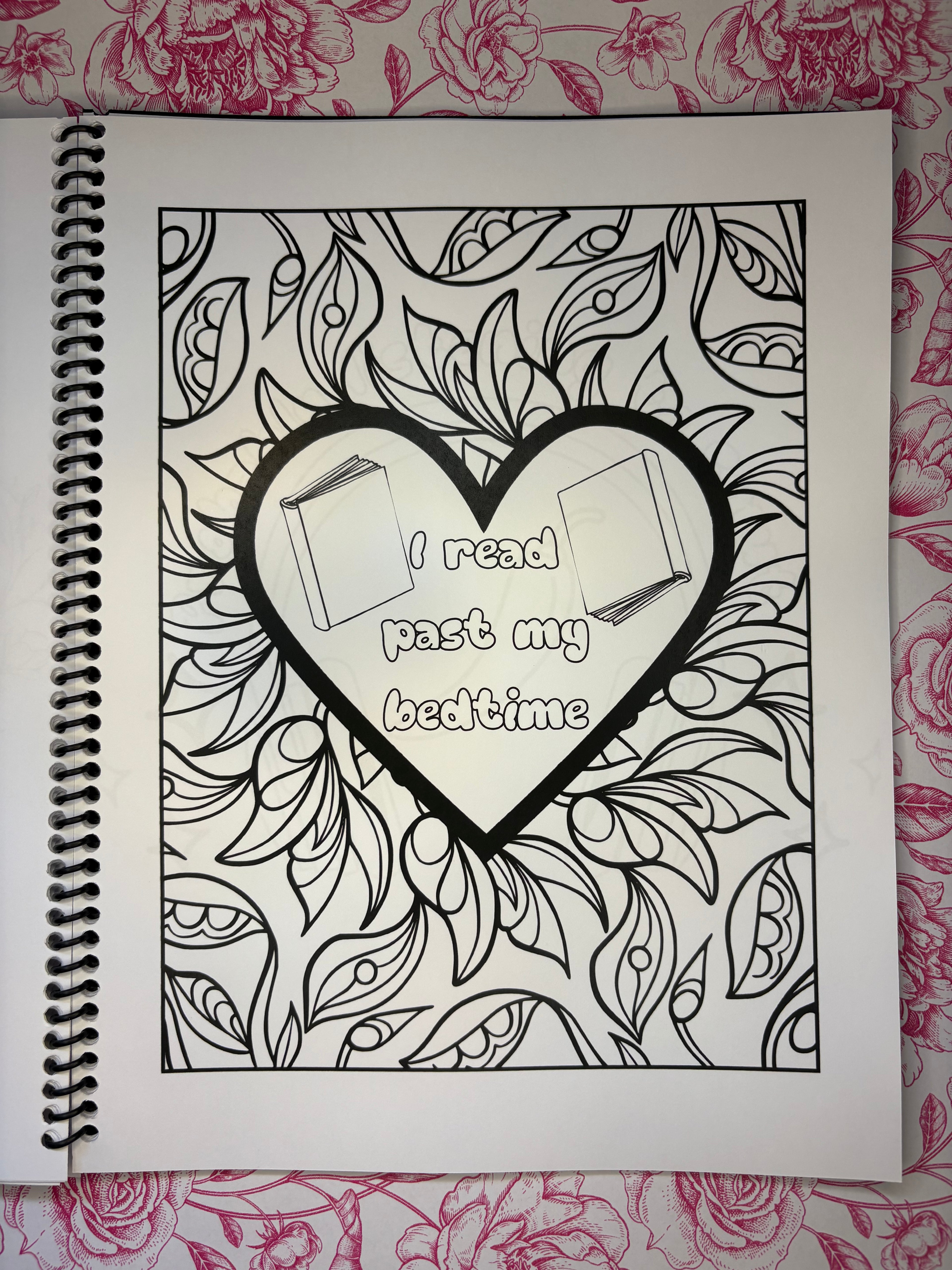 Dark Romance Adult Coloring Book