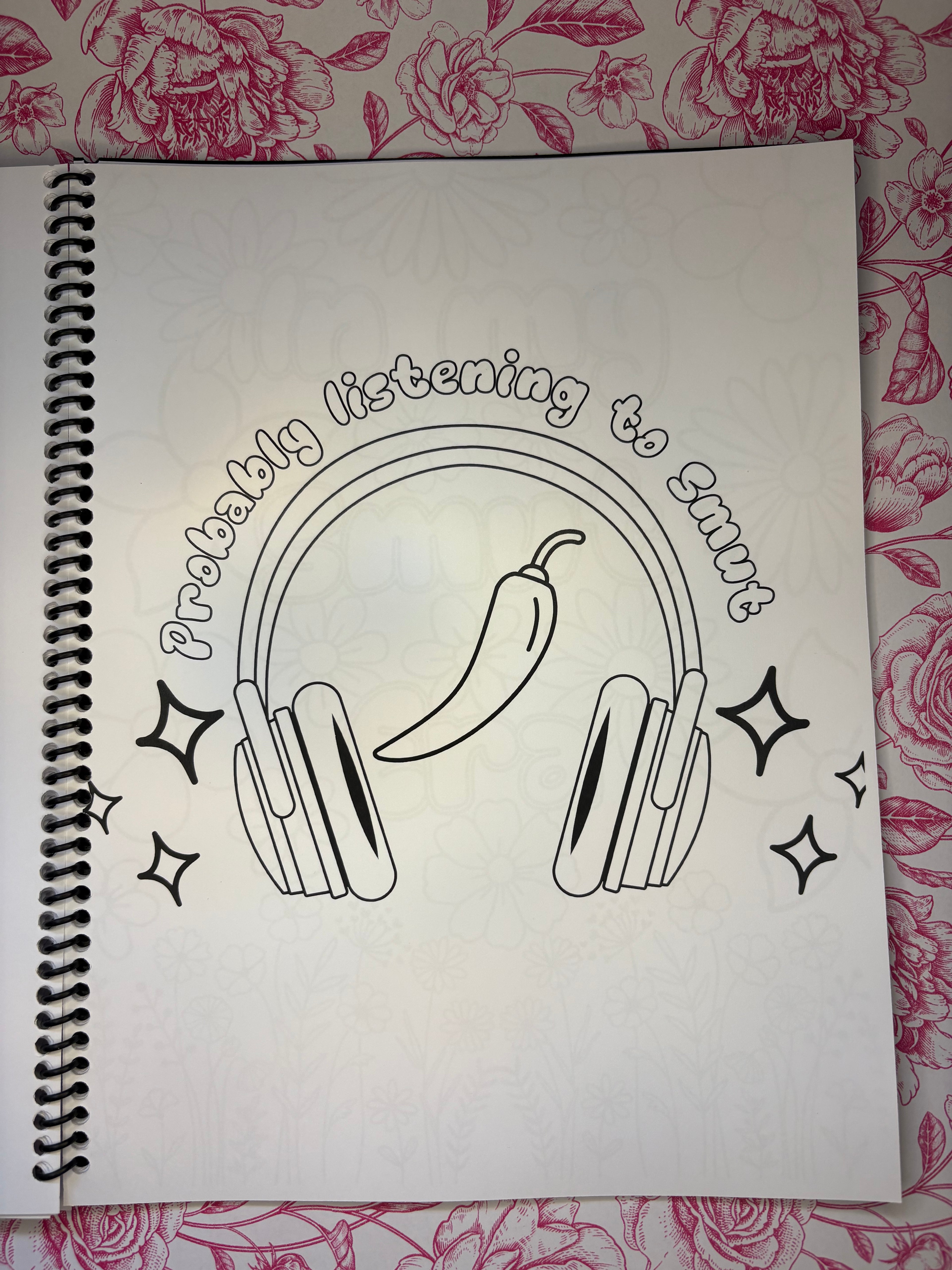 Dark Romance Adult Coloring Book
