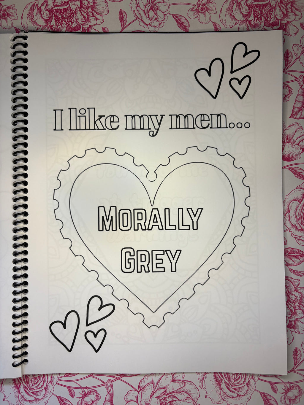 Dark Romance Adult Coloring Book