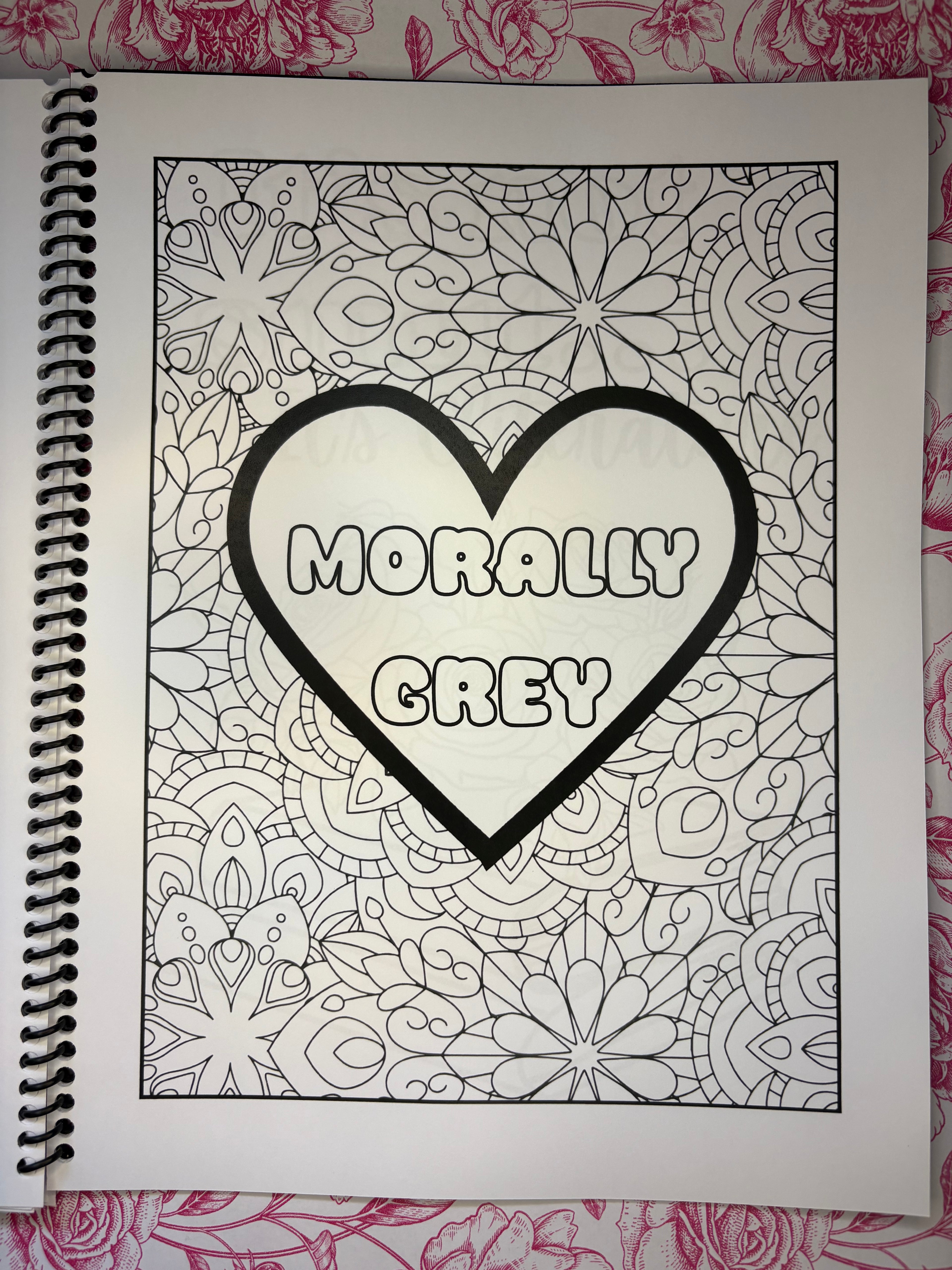 Dark Romance Adult Coloring Book