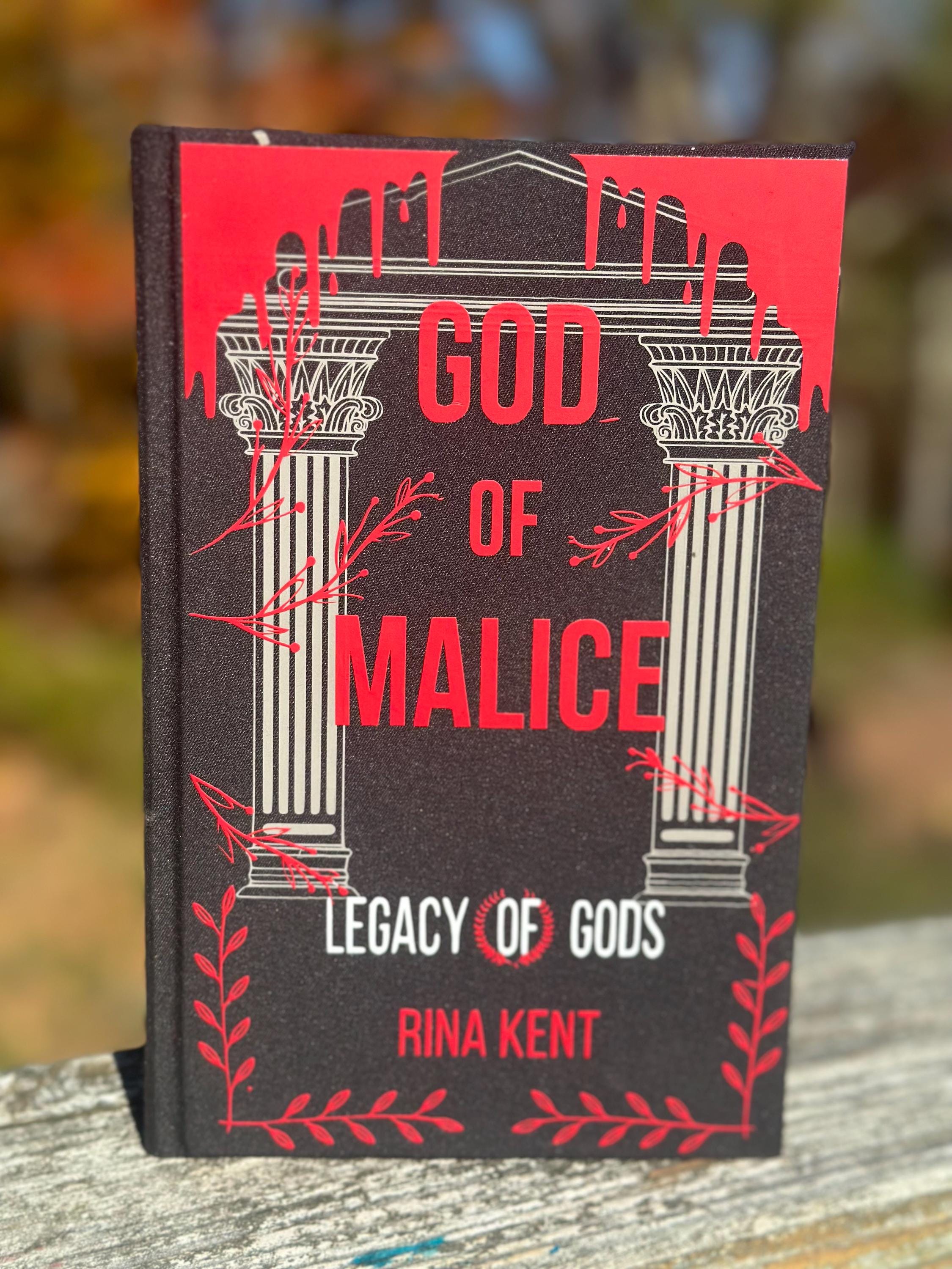 God Of Malice by Rina Kent | Special Edition | Legacy Of Gods series | Rebind |