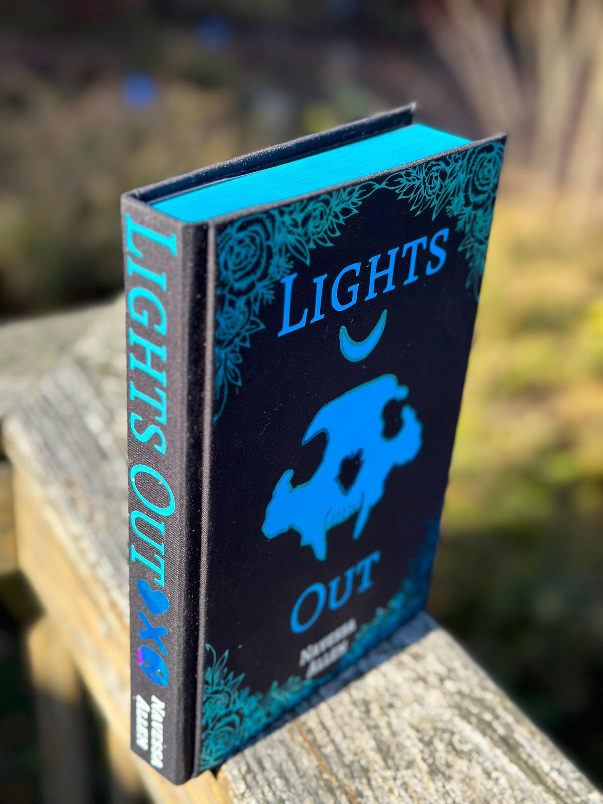 Lights Out by Navessa Allen (cat skull version) | Special Edition| Rebind